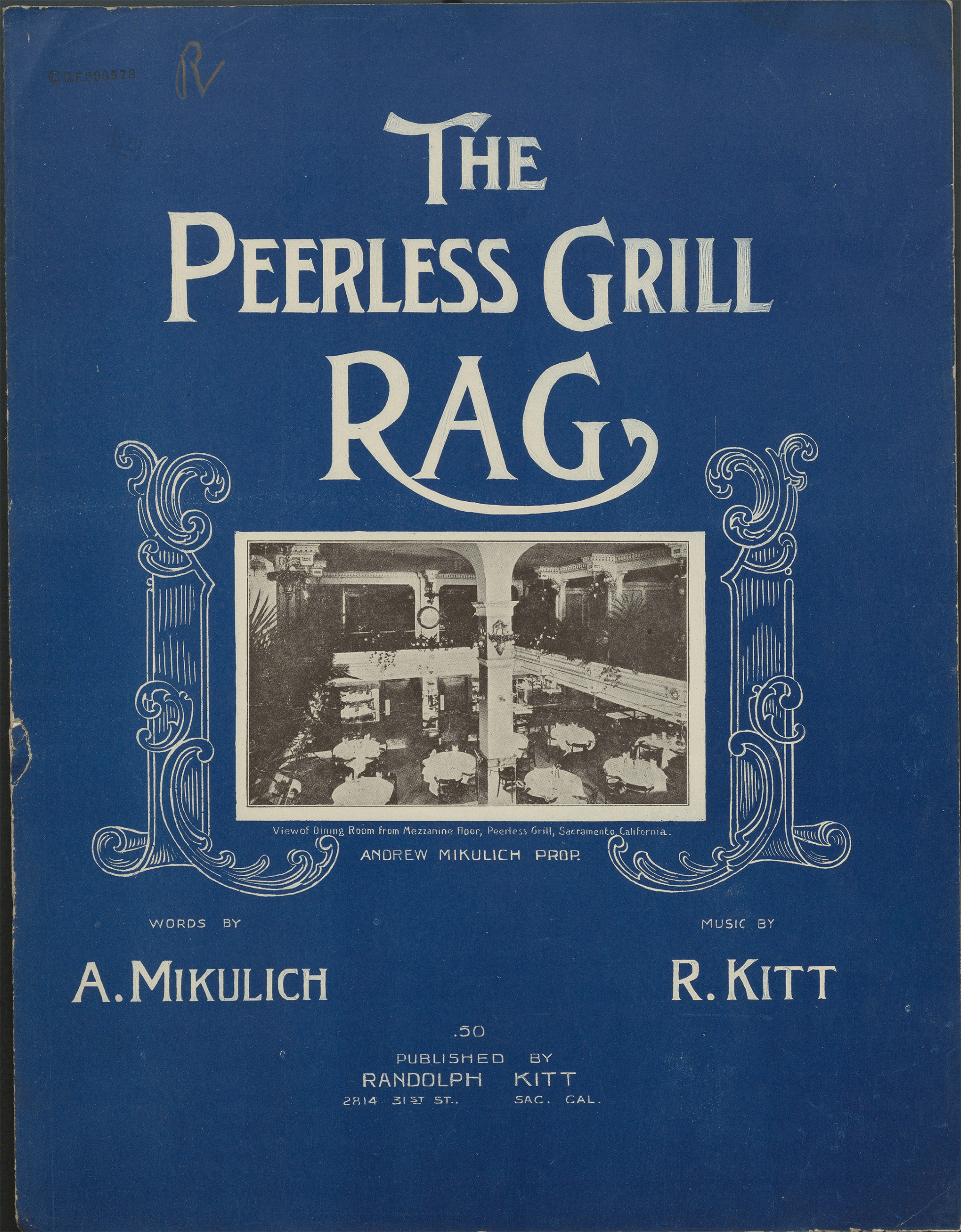 Page 1: The Peerless Grill rag
