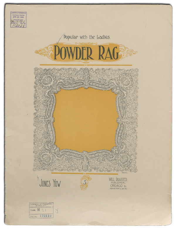 Sheet music: Powder rag