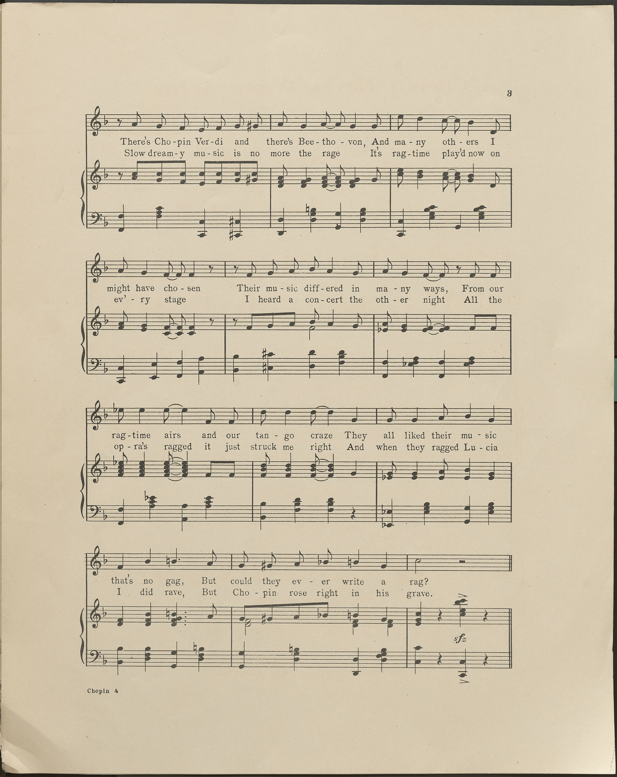 Page 3: Chopin never wrote a rag