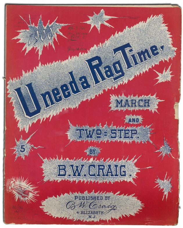 Sheet music: Uneeda rag time