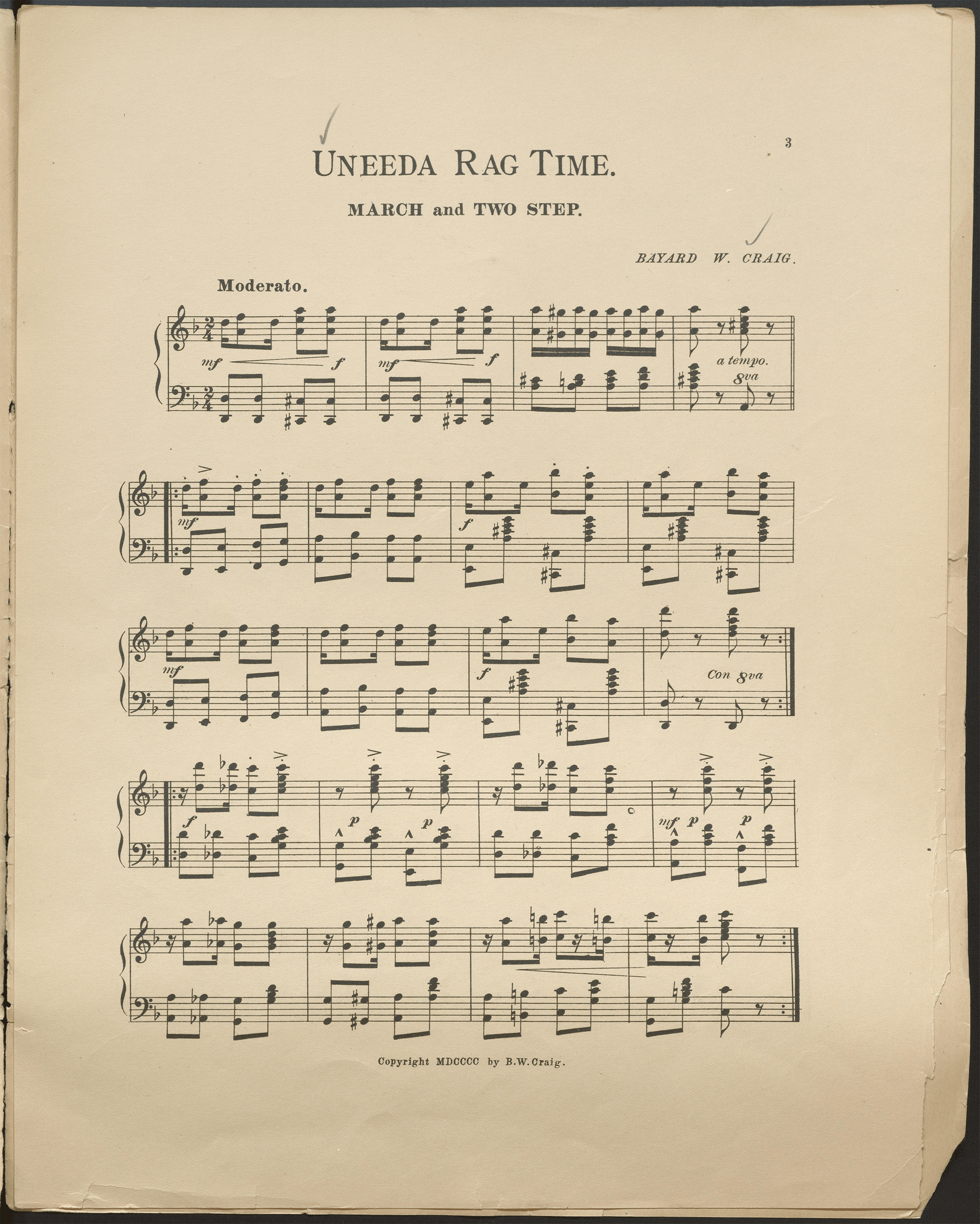 Page 2: Uneeda rag time