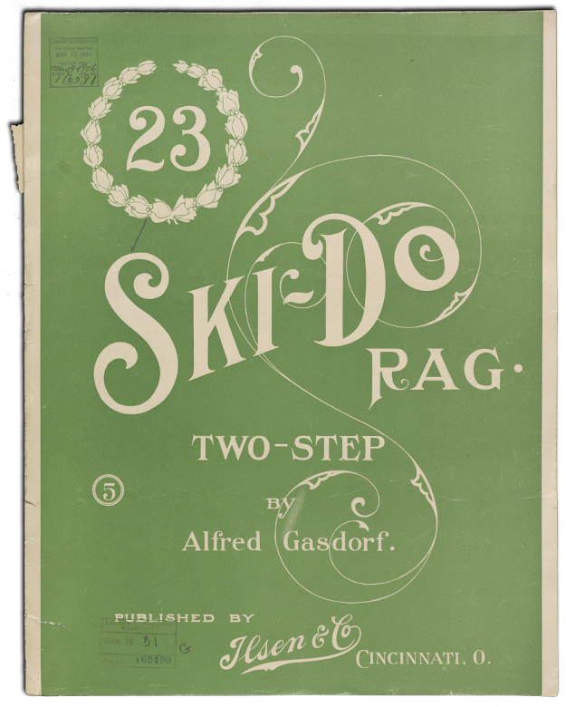 Sheet music: Ski-do rag