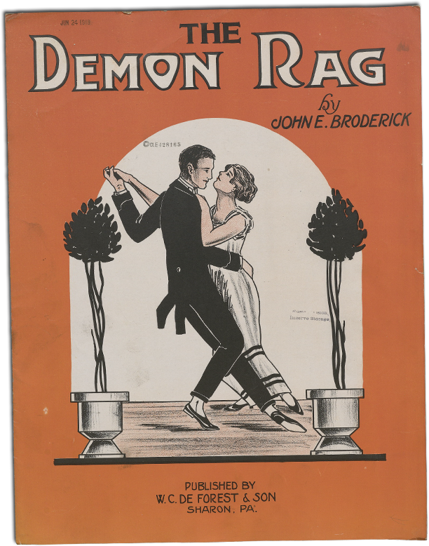 Sheet music: The demon rag