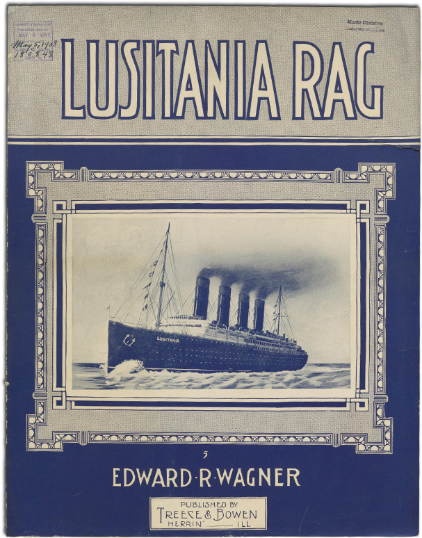 Sheet music: Lusitania rag